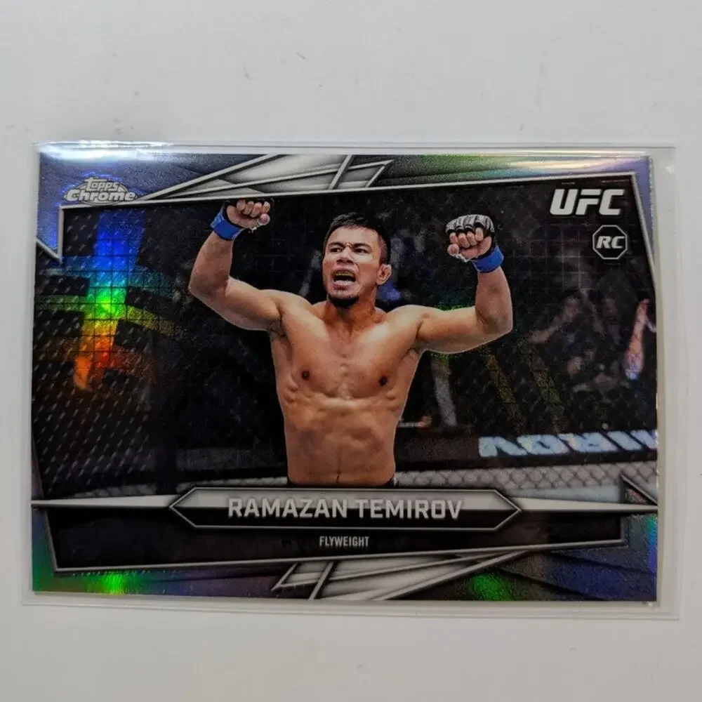 2026 Topps Chrome UFC Ramazan Temirov #77 RC Sonar Refractor Hobby Exclusive - Picture 1 of 2